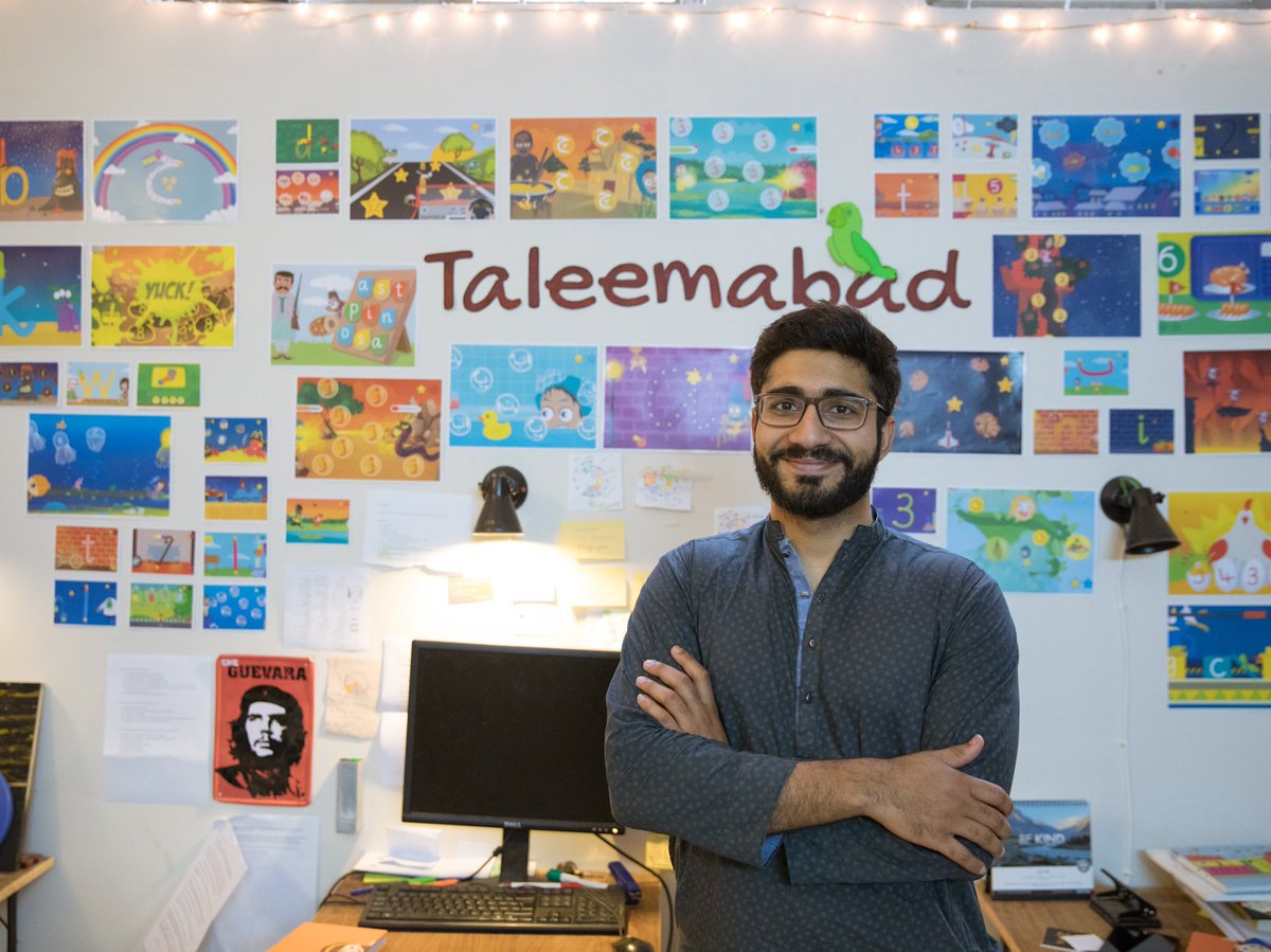 In a tiny little room in Pakistan’s capital, a handful of people wanted to make use of cartoons and games to make learning more exciting and engaging for children. We thought of a city where learning was at the centre of everyday life and that is how Taleemabad came into being!