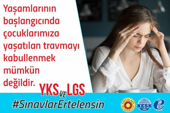 egitimsenankara's tweet photo. Çocuklarımızın eğitim hakkı için mücadeleden asla vazgeçmeyeceğiz. Onlar geleceğimizdir. Bu nedenle #SınavlarErtelensin https://t.co/q7jSGAQUtX