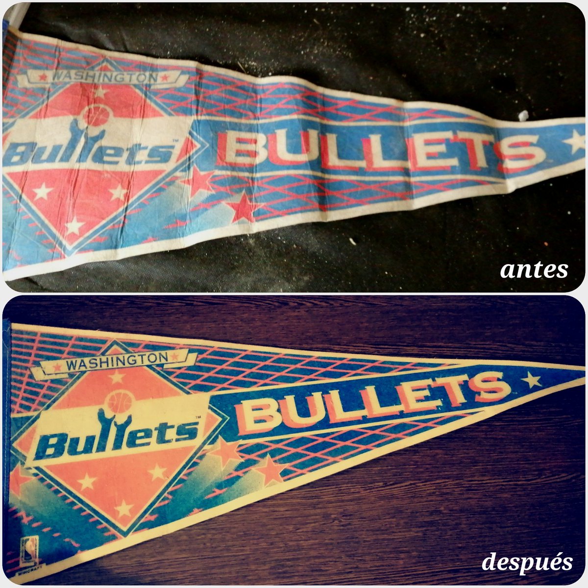 RebolloSilva's tweet photo. Encontré este hermoso recuerdo guardado en alguna caja, me encargué de hacerle un mimo.
Once a Bullet always a Bullet.
@miguegranados
@SebaChittadini
@Elcammarota
@AlvinGreenFM
#bulletsnotwizards
#bringbackthebullets https://t.co/7zF2lvx3HB