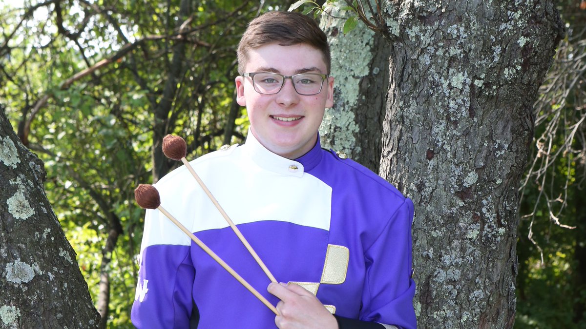 Senior Spotlight #20: Jackson Englert is a 4 year member of the percussion section. His favorite memories of band come from away camp at Wesley Woods. After graduating, Jackson will attend Duquesne University to study Music Therapy. Good luck, Jackson!