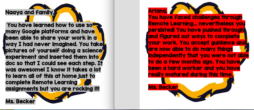 Cougar Call Outs to five fantastic 2nd graders in Ms. Becker's Class! #CESVirtualCoolCats