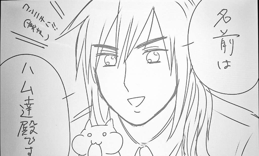 とてもひどいラフ 