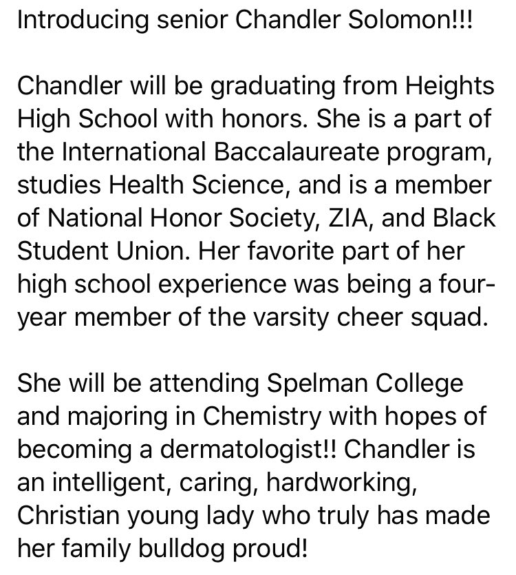 Heights High School PTO tweet media