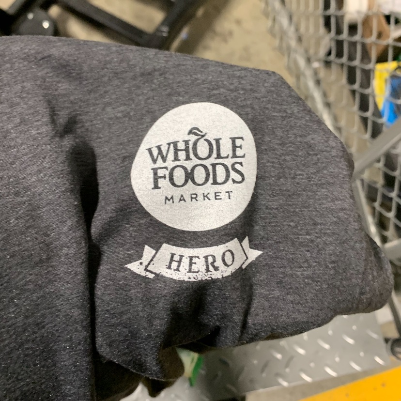 xoxomellyj's tweet photo. aw thanks bezos your words mean so much 😚 now can you pay us more for longer instead of taking away our hazard pay and ordering this dumb shit we don’t need :) https://t.co/UPSXVlTwqi
