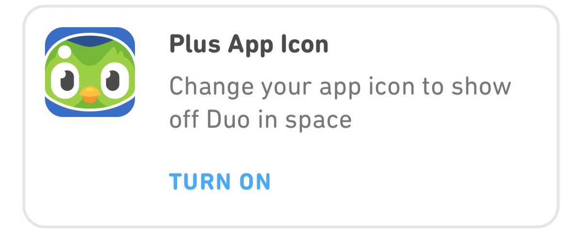 NicholasLemen's tweet photo. Hey @duolingo took my suggestion and added a special app icon for Duolingo Plus subscribers! Thank you! Awesome! #duolingo https://t.co/pxuyl4X0il