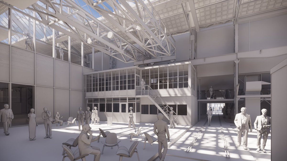 De Van Gendthallen in Amsterdam worden herontwikkeld tot een verzamelcomplex voor onder meer ondernemers en kunstenaars: architectenweb.nl/n47588 <a href="/BraaksmaRoos/">Braaksma & Roos</a>
