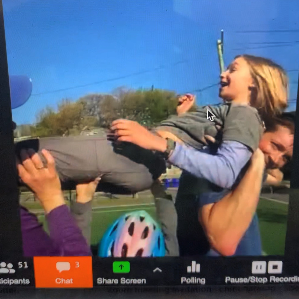 Nov_Project_BOS's tweet image. Some kids are (@Nov_Project) famous.  Lightning Girl sure is and today is her birthday.  Thanks for the Lightning, Girl.  Blog recap AND a new weekly challenge.  Read this: november-project.com/thanks-for-the…