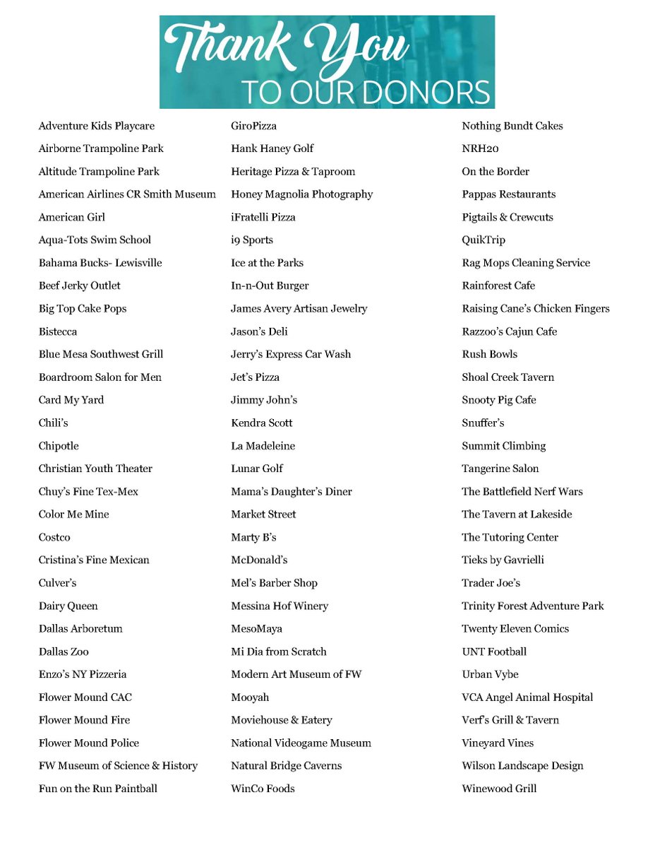 forestvistapta's tweet photo. Thank you to our donors for the silent auction.  We appreciate your generosity.  We are grateful for you. #FVEagles https://t.co/nKplvewHnb