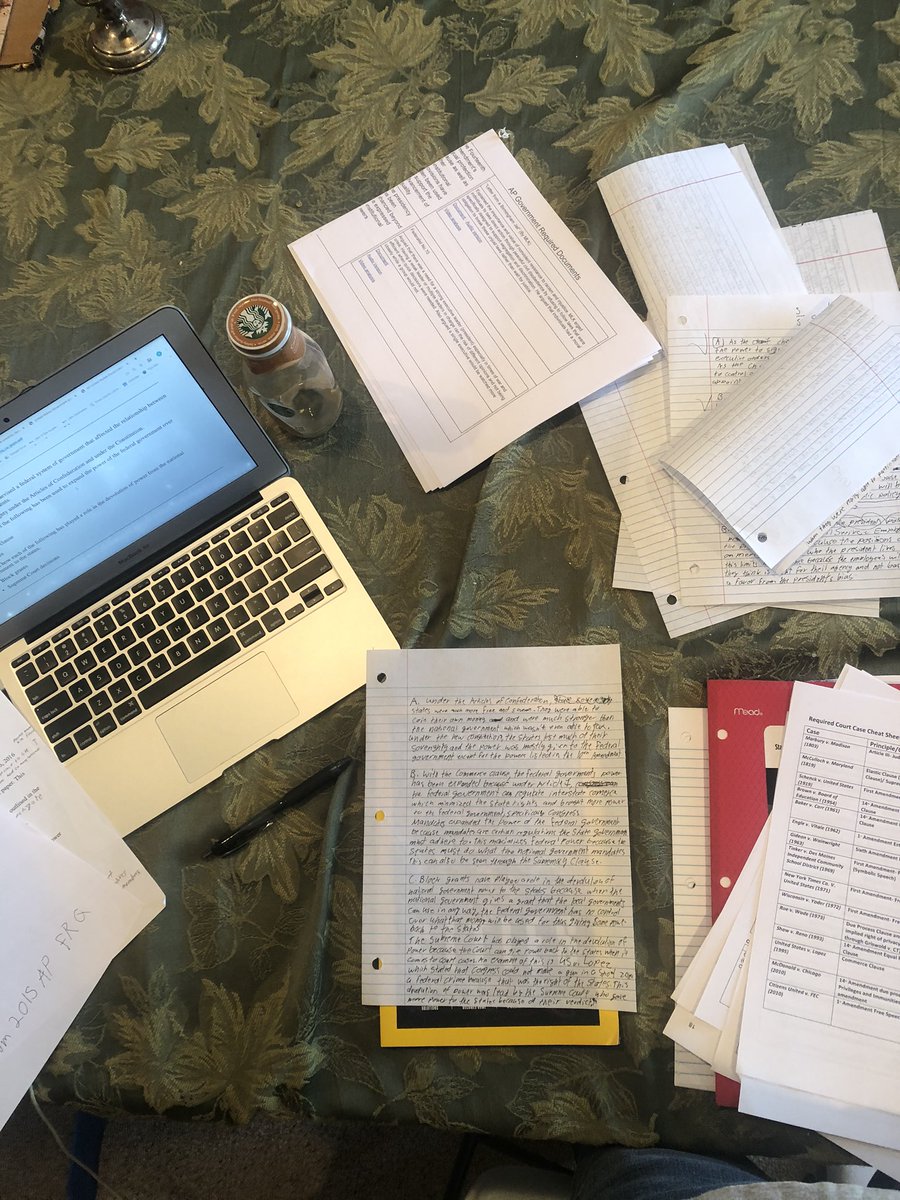 ryan_rearden's tweet photo. AP Gov studying-10 FRQs down
Just about 4 hours until the exam!
@cspan https://t.co/uAG1CPOw28