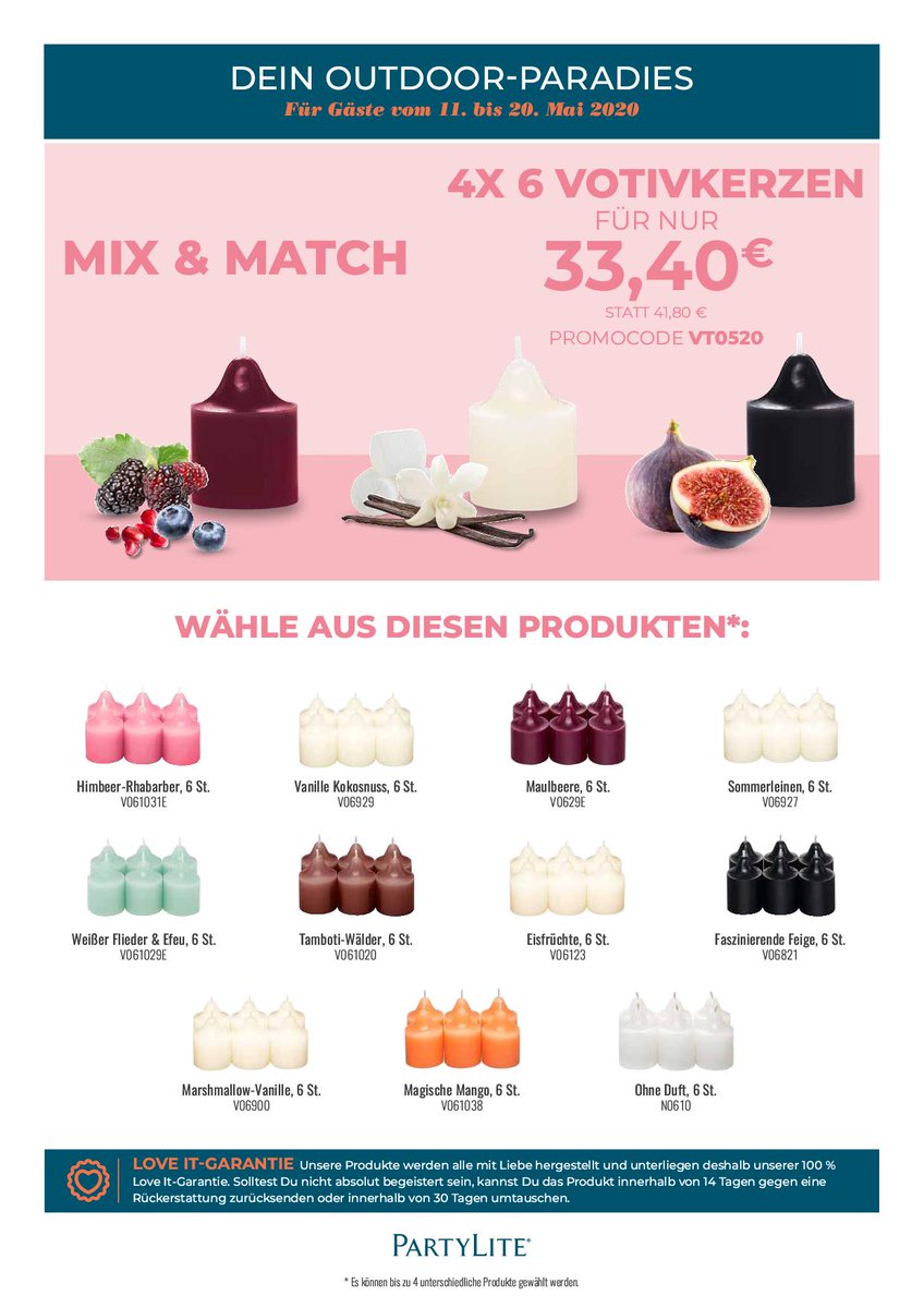 SusanneDeppisch's tweet photo. „Du liebst unsere Duftvotivkerzen? Dann hole Dir jetzt den perfekten Halter für Deine Favoriten zum Aktionspreis!“
https://t.co/6TmrVvo7AZ 😍 hier gibt es die tollen Kerzenhalter.
#SaveAtHome #Savings #MaySavings #HomeDecor #HomeFragrance #HomeStyle #WeLove #PartyLite #CozyHome https://t.co/YR92pNpTQT