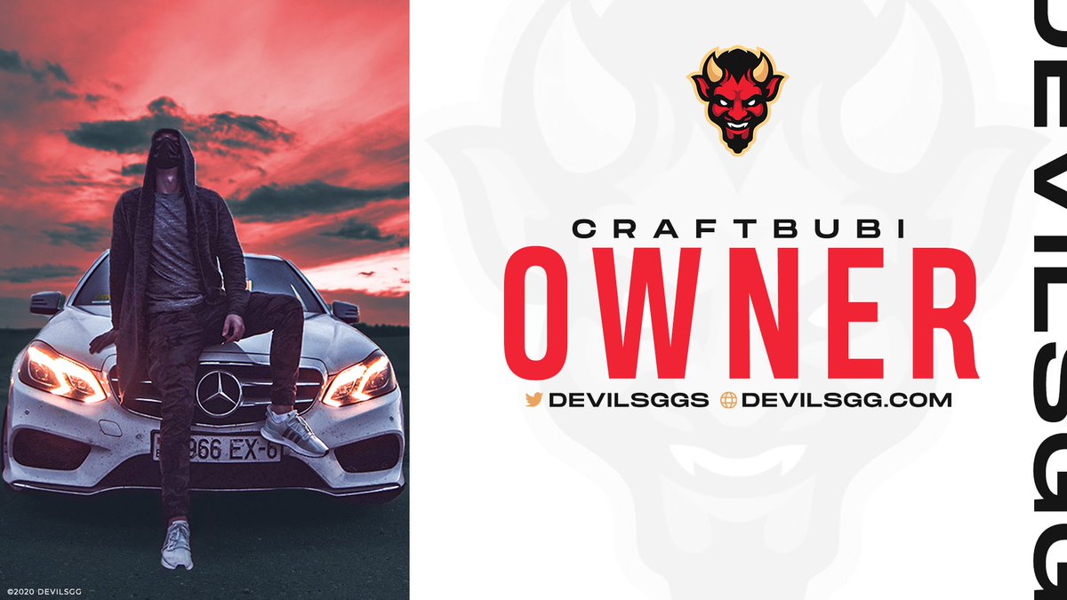 Proud to announce that I'm the Owner &amp; Founder of <a href="/DevilsGGs/">DevilsGG</a> 👹

I have a bright future planned for the Organisation and the path it's going to go this month and the coming events.

Follow <a href="/DevilsGGs/">DevilsGG</a> if you're interested in Esports Tournaments and Competetive Content. 💖