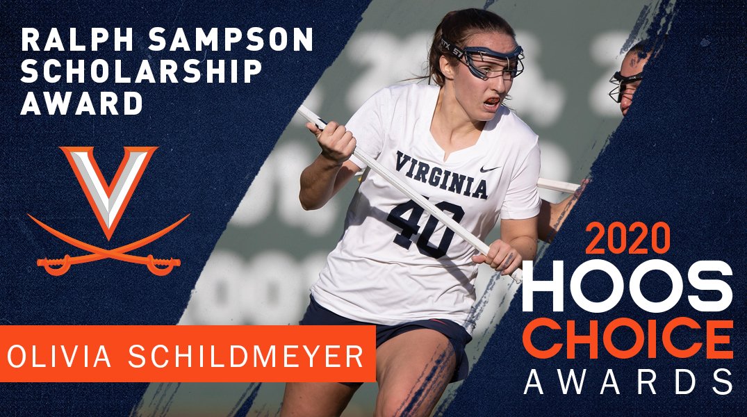 UVAWomensLax's tweet photo. Giving out the Hoos Choice Awards today ➡️ the Ralph Sampson Scholarship Award for excellence in academics, leadership and athletics is our own, Olivia Schildmeyer! Congrats, Olivia! 🔶⚔️🔷 #GoHoos https://t.co/ApnUyqkXfU