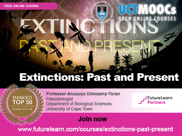 palaeo_prof's tweet photo. STARTS TODAY... A new run of my free, popular level Extinctions- Past and Present online course! Ranked as a "ALL TIME TOP 100" course (2017, 2018, 2019);  #1 in Science; #1 in Subjects / Science / Biology. 
sign up here https://t.co/5m7ZkQgEsI https://t.co/KE6wBlPDNR