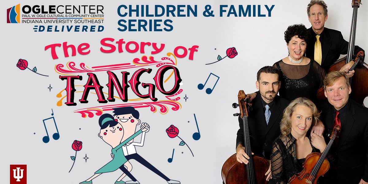 Ogle Center Children &amp; Family Series: THE STORY OF TANGO with QuinTango. Covers the various string instruments, discusses melody, harmony &amp; rhythm, traces the birth of tango in Buenos Aires at the start of the 20th century thru its Paris glory days.  oglecenter.com/delivered