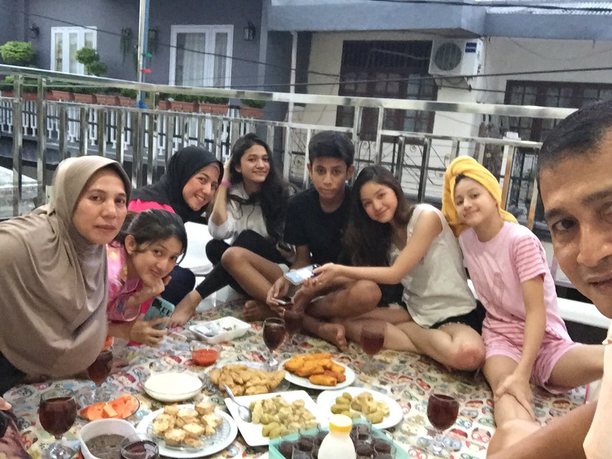 Puasa ke 18 alhamdulilah ada di rumah semua