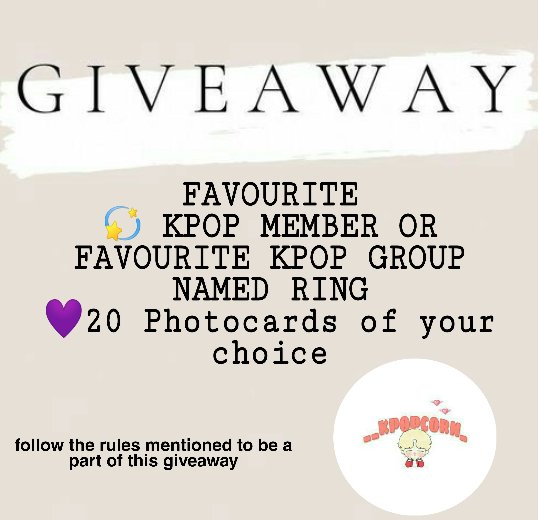 __kpopcorn_'s tweet photo. Rules to be a part of giveaway 1)Follow us
2)like this tweet
3)retweet
4)mention 3 friends

Extra entries 💜💜
•Repost this tag us,use hastag (+2)
#kpopmerch 
#kpopgiveaway
#kpopindia •buy products from us(+3)
•get us 1 or 2 customers(+5) .
India only

#bts #txt #exo #got7 https://t.co/Kdj6xf8I5Q