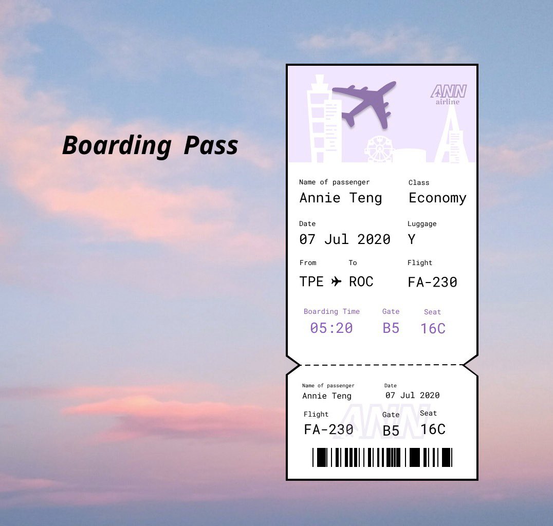sana7989's tweet photo. DailyUI challenge No.24 Boarding Pass
#DailyUI #024 https://t.co/nVxEcswz2h