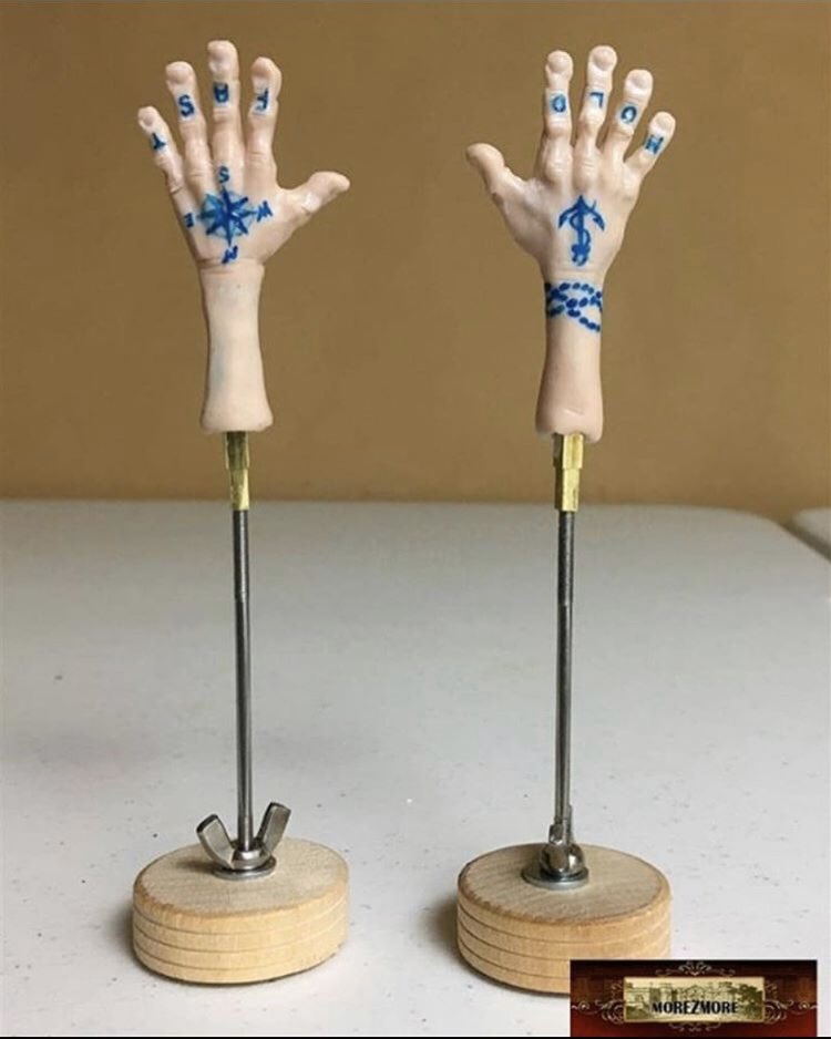 Workshedanimate's tweet photo. “Hold Fast” puppet tattoo.
.
.
#IronLeech #WorkshedAnimation #stopmotion #animation #filmmaking #filmmaker #indiefilm #puppet #claymation #scary #behindthescene #horror #horrorfilm #horrormovies #horrorfan #sailor #animator #movies #art #diy #director #indiefilmhustle #production https://t.co/FwZ5kBCXQB
