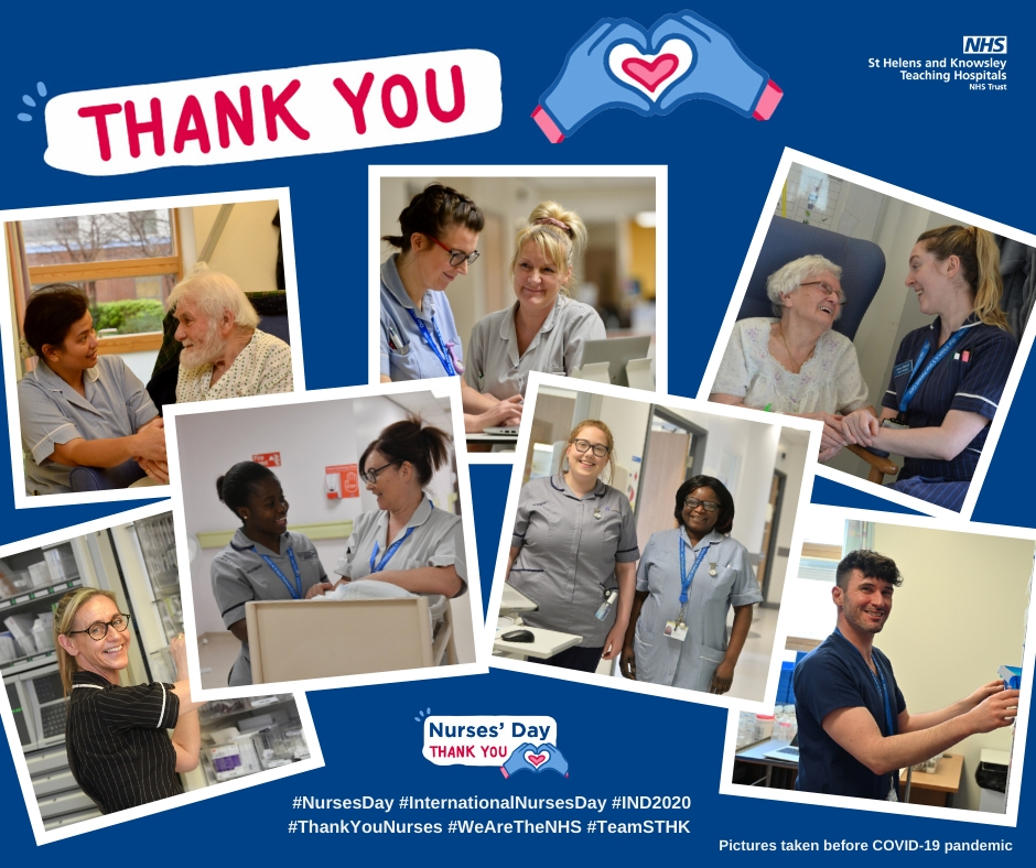 MWLNHS's tweet image. This #InternationalNursesDay, we want to thank each and every one of our incredible nursing staff for the work they do every day, helping the NHS face our biggest ever challenge, and protecting our nation’s health.
We thank you ❤
#ThankYouNurses #WeAreTheNHS #TeamSTHK #IND2020