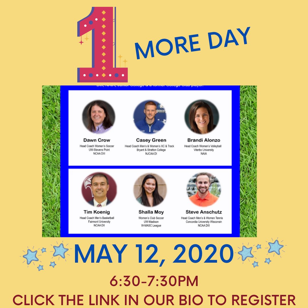 WestRegents's tweet photo. Only 1 more day until the College Pathways for Student-Athletes Webinar. Sign up using the link below!!
https://t.co/SHTQby1OkN https://t.co/m2Wc3sI00c