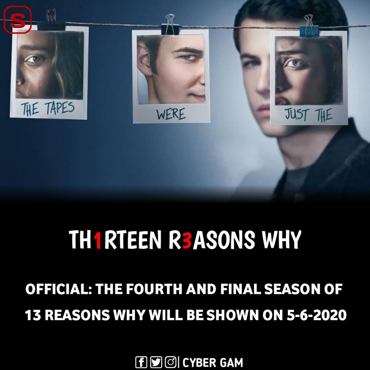 GamCyber's tweet photo. For more news Follow US ❤.
#13reasonswhy #thirteenreasonswhy #movies #series #netflix #news https://t.co/gRum3o7bg0