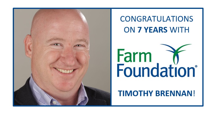 kees2success's tweet photo. Congratulations to candidate placement Timothy Brennan on his recent work anniversary with @FarmFoundation! #candidateplacements #executivesearch #anniversary #workanniversary #clientpartners https://t.co/9LYlmKg8EN