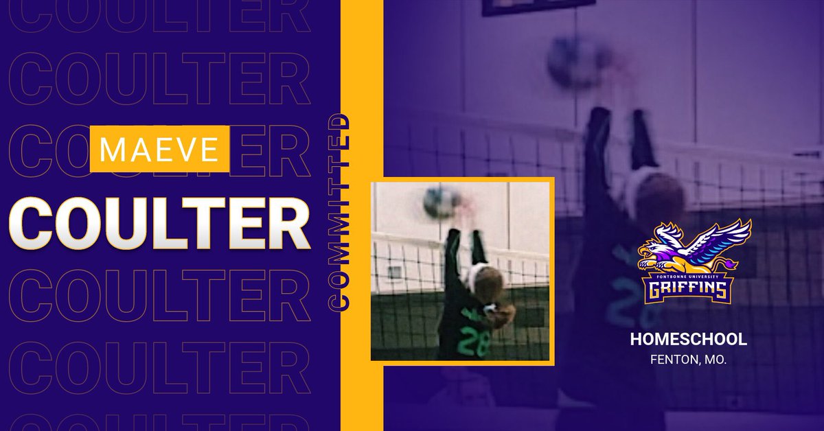<a href="/FontbonneV/">Fontbonne Women’s VBALL</a> head coach Ryan LeGrand announced the signing of Maeve Coulter for the 2020 season! Welcome Maeve! #FBUGriffins #SoarHigher