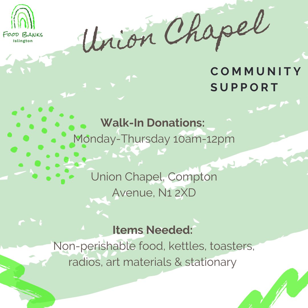 Food Banks Islington tweet media