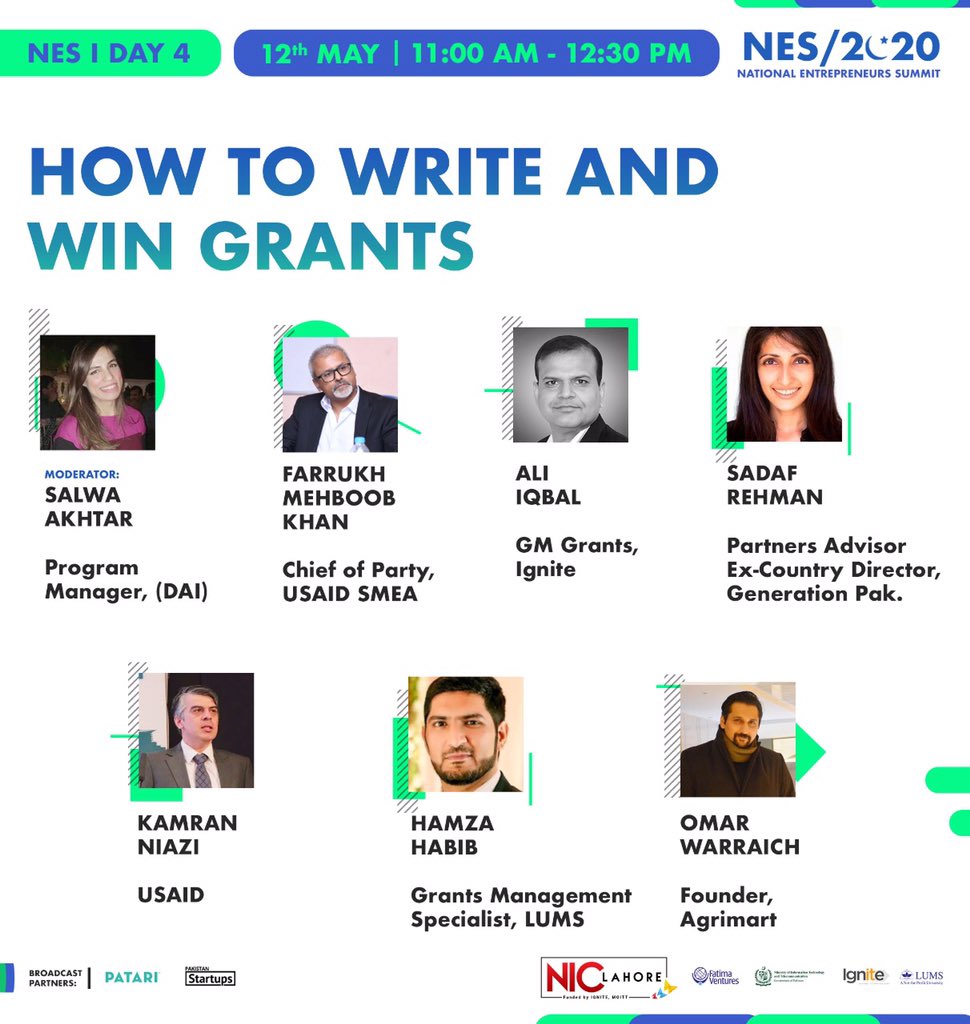 fsherjan's tweet photo. Two super sessions tomorrow. How to win Grants, designed to tell you what is the purpose of grants, how to write a winning application and what governance is required. Readiness of companies for grants. 
Second session is Creativity in the times of Corona. A list celebrities https://t.co/nIojSaVivE
