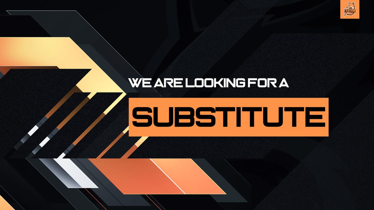ExationGG's tweet photo. Exation Orion is looking for a #sub!
- MMR in 2s ~1250
- MMR in 3s ~1350
- Fluent in English
- Willing to play and improve (Limited b/c of being sub)
- EU servers
- Preferably already good comms
Join our Discord for more info and a chance to tryout!
📌 https://t.co/mLwTmr2NZ7 https://t.co/QSMm5JMP0s