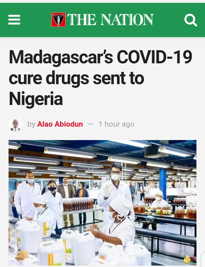 nationalrobb's tweet photo. Traditional medicine is our origin, we need to go back to our root..God have blessed Madagascar with the cure, let us embrace it.
#MadagascarCure https://t.co/Jr9Q2IEtXh