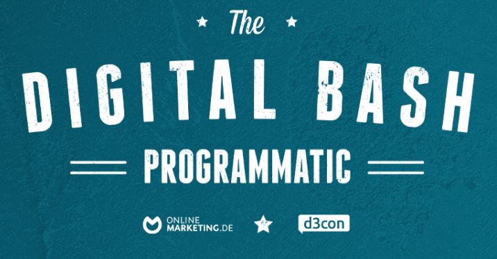 Wir freuen uns sehr, dass <a href="/KlaroMedia/">klaro.media</a> beim nächsten @TheDigitalBash – #Programmatic #Advertising mit dabei ist. In unserem Beitrag betrachten wir die Themen rund um Kollaboration, Programmatic Creativity, und Marketing Intelligence vornehmen. Schaut rein!

digitalbash.de/d3con-programm…