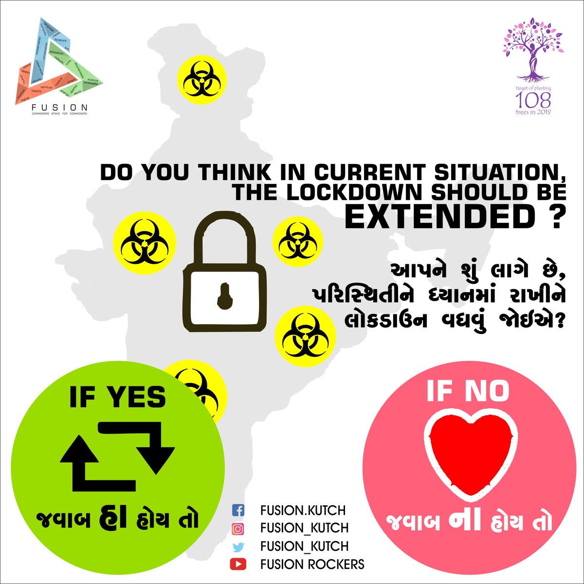 Your couple of seconds can save many lives including your family's. LIKE or RETWEET as per your opinion. આપની બે જ સેકંડ્સ સેંકડો જિંદીગીઓ બચાવી શકે છે.. આપના પરિવારની પણ..! આપના મત મુજબ લાઇક કે રિટ્વિટ કરો...