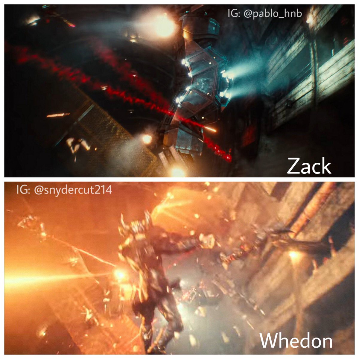 Thread: Comparisons between Zack Snyder’s vision and Joss Whedon’s work. @justiceleaguewb vs  #ZackSnydersJusticeLeague  #ReleaseTheSnyderCut By  @_j4mesdean &  @PabloNaBorok