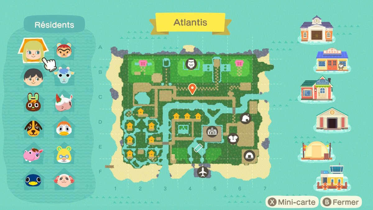 AlexAtlantis's tweet photo. l'avancement de ma carte !!#AnimalCrossing #ACNH #NintendoSwitch https://t.co/fNQYCOQ62b