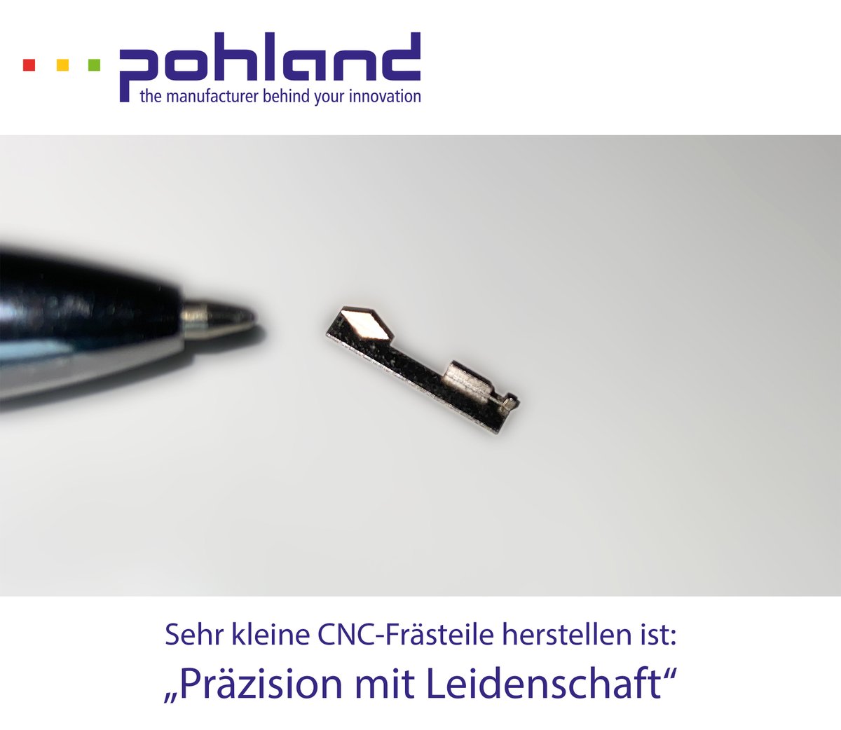 Kleinste Frästeile aus der Innerschweiz. pohland.ch/cnc-praezision… #cnc #supplier #machining