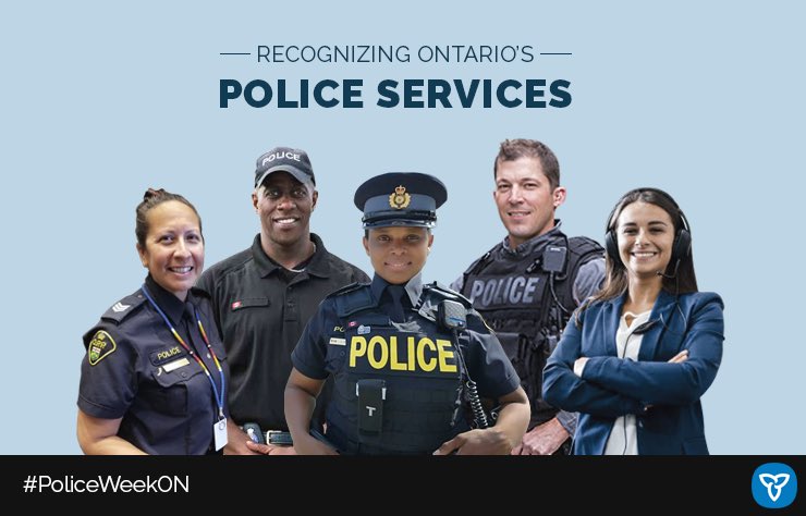 It’s #PoliceWeekON! This week we express our appreciation and recognition for the tremendous work police across Ontario do everyday to keep us safe, especially during these challenging times. We thank you for your service and leadership in our communities. #PoliceWeek2020