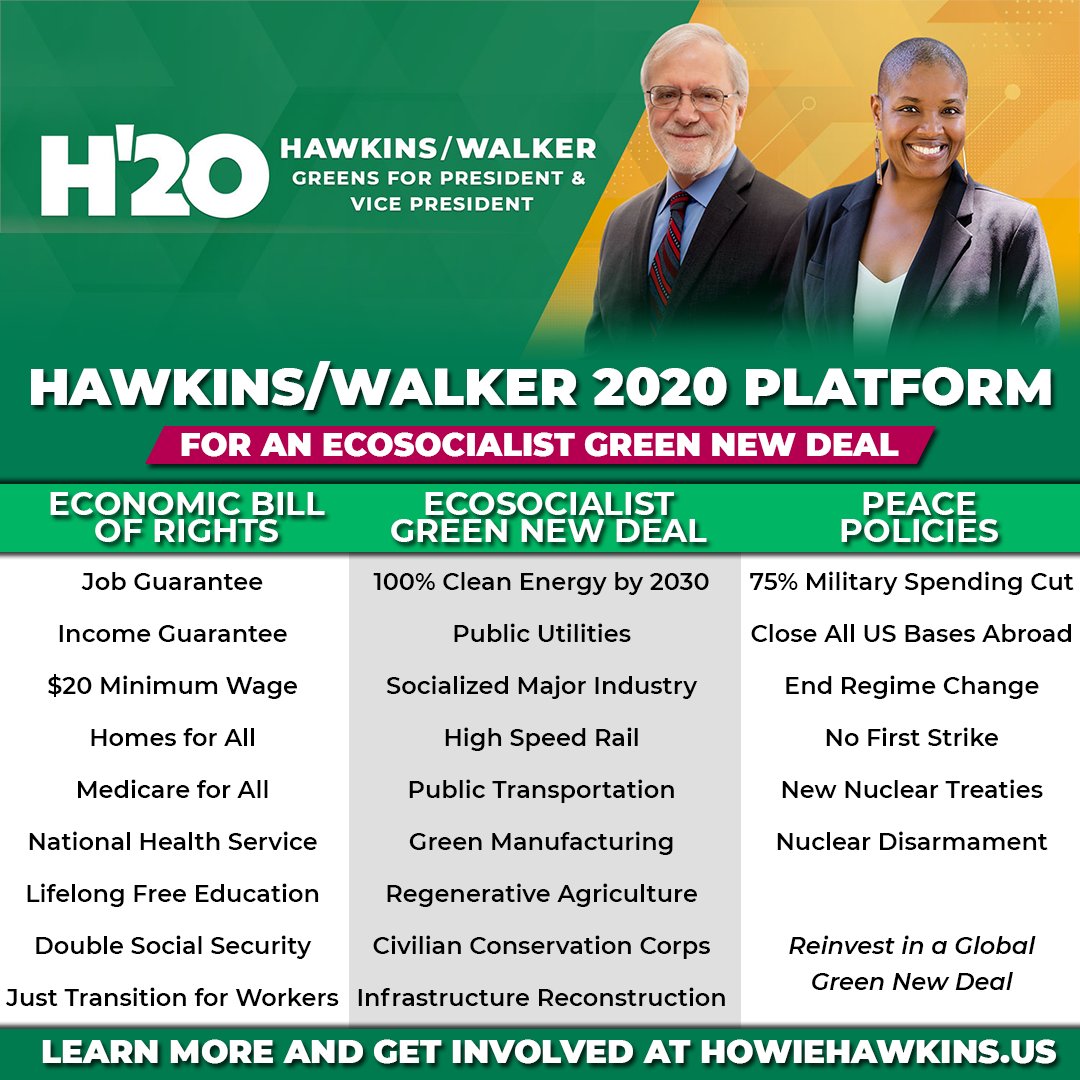Howie Hawkins On Twitter Both Trump And Biden Bring More Environmental Destruction More Endless Wars More Rising Inequality We Need Solutions To These Life And Death Issues We Need An Ecosocialist Greennewdeal