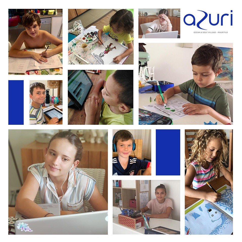 AzuriMauritius's tweet photo. #HomeSchooling 📖 📗

C’est de chez eux que les #écoliers se remettront à étudier. Une rentrée scolaire un peu spéciale pour nos petits #Azuriens qui ne les empêche pas de garder le sourire ! https://t.co/CnVT0UdQK5
