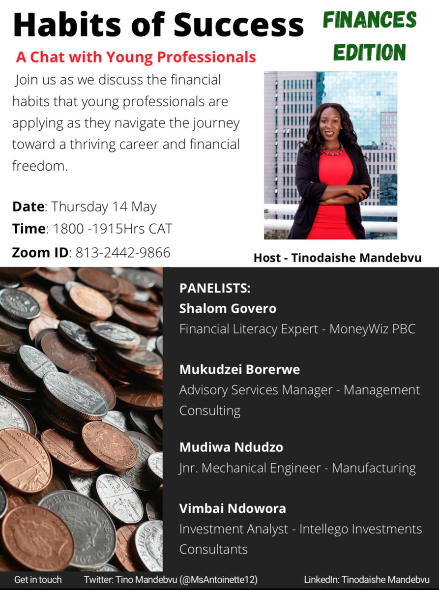 MsAntoinette12's tweet photo. Looking forward to having this important conversation with young professionals on financial habits🙌 https://t.co/00FvO2ZS26