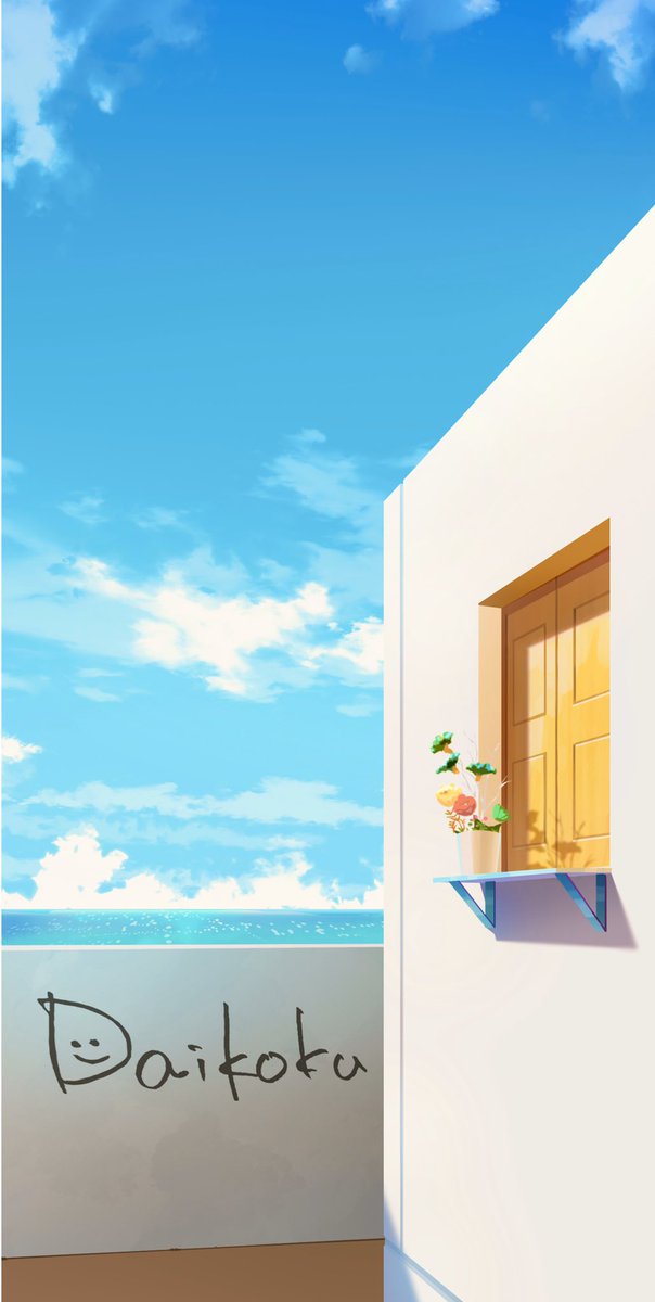 だいこく 個人向けイラストレーター 縦長のスマホ用の絵が４枚できたのでまとめて再掲 全てフリー壁紙なんで自由に使ってください 配信の背景イラストにしても大丈夫です フリー壁紙 春の創作クラスタフォロー祭り