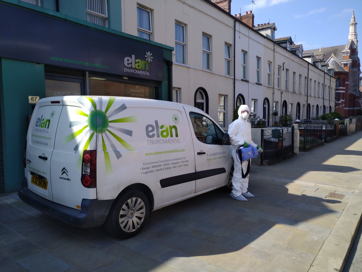 ElanEnvironment's tweet photo. As a continuation of our environmental &amp; disinfection services, Elan Environmental now offer a completely touchless disinfection, decontamination &amp; deep cleaning service to include the prevention of the spread of Covid 19 (Corona Virus). https://t.co/qh3yt7Jnh3