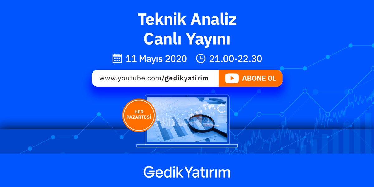 🕘↔️🕥
Teknik analiz canlı yayınımızda bu akşam;
#BIST100 sıkışma devam edecek mi?
#Bollinger Bantlar neye işaret ediyor?
YouTube kanalımıza abone olup bildirimlerinizi açarak canlı yayınlarımıza katılabilirsiniz.
gdk.yt/p9wCWh 👈