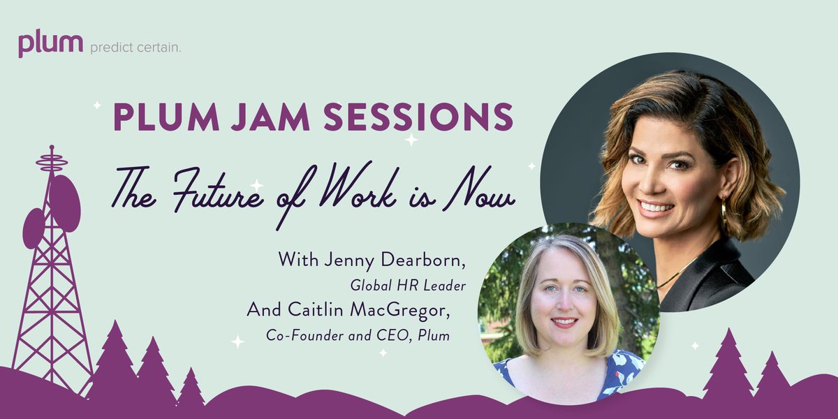 plum_io's tweet photo. Join us on May 20 for “The Future of Work is Now” webinar. @DearbornJenny, global HR leader and our CEO, @caitmacgregor will walk you through what it means for businesses and #talentprograms now that the #futureofwork is knocking on our door.
https://t.co/1Fkt5UhuWK https://t.co/SyGzACdANy