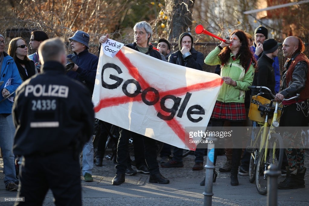jerezim's tweet photo. ...vast networks of local solidarities demonstrate WE CAN defeat the most powerful entities!
What next? Amazon tower in Berlin! https://t.co/hR2JVIvUPH "SmartCity" coming back in a devastated NYC! https://t.co/VwGWdqmnqL
The beat goes on!
#FuckOffGoogle #FuckOffAmazon https://t.co/wKJHLlI6xz