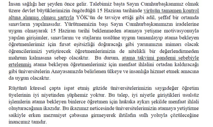 ozelegitimci_18's tweet photo. Sn. Cumhurbaşkanımız planlamasını yapmış. 15 hazirandan sonra eksik işlenen derslerin tamamlanması ve finallerin hakkaniyete ve Türk akademisine yaraşır uygun olacaktır. Hala haziran ataması için erken mezuniyet istemek, fırsatçılıktır kötüniyettir. #RTEünilerdeNeOluyor https://t.co/t0lpuhiOOU
