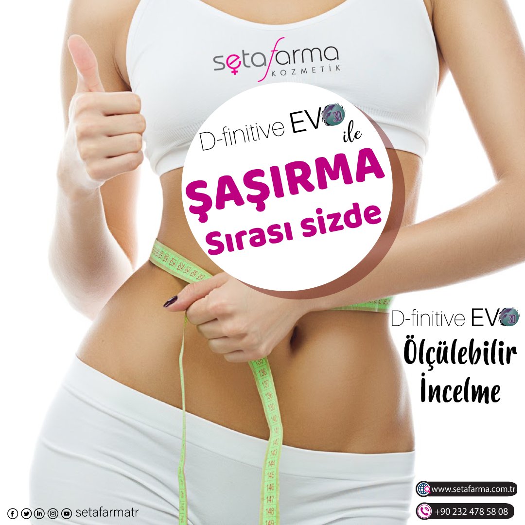 setafarmatr's tweet photo. Türkiye’de İlk ve Tek, Ödüllü Zayıflama Cihazı
D-Finitive Evo 3D HIFU ile Şaşırma Sırası Sizde
#setafarma #izmir #adana #antalya #aydin #istanbul #ankara #ciltbakımı #zayiflama #sıkılaşma #dfinitiveevo #incelme #zayiflamarobotum #pazartesi #AVMlereGitmiyoruz #avmyegitme #avmler https://t.co/GE1DL5nzv8
