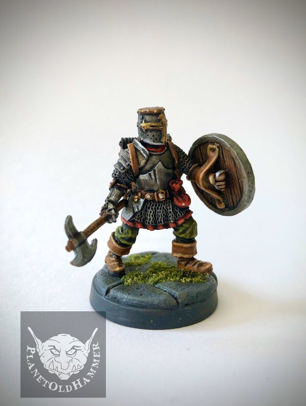 planetoldhammer's tweet image. Finally finished my very own Avatar for #DungeonCrawling! 😆🤓 #Warmongers #paintingminiatures #Otherworldminiatures #adventurers #oldhammer