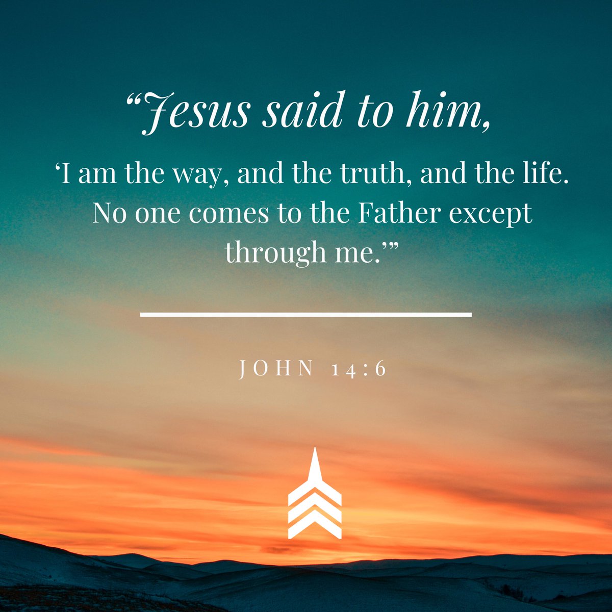 RedeemerRKFD's tweet photo. “Jesus said to him, ‘I am the way, and the truth, and the life. No one comes to the Father except through me.’” John 14:6 #hbcrverseoftheday https://t.co/BHelnlKDJe