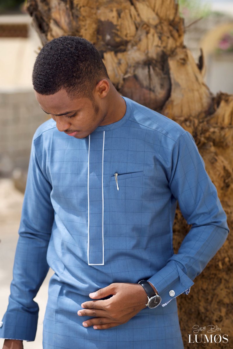 Lue -SkyBlue with a thin white lining, as beautiful, calming and majestic like the sea N16,000